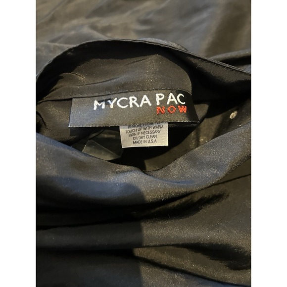 Mycra Pac Donatella Mini Jacket Women M/L Black Reversible Raincoat USA - Picture 2 of 9